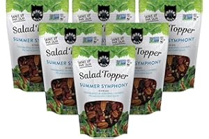 GOURMETNUT Modern Mill Summer Symphony Salad Topper, Gluten-Free, Non-GMO, Gluten-Free, Vegan, Keto-Friendly, 6oz (Pack of 6)