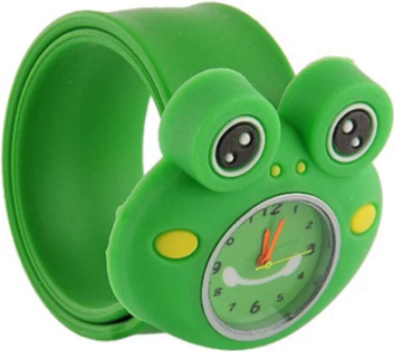 Quality Green Frog Girls Boys Kids Wrist Watch Easy Strap Slap