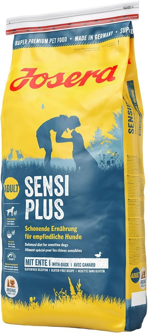 Trockenfutter Ente: Für erwachsene Hunde, alle Rassen, Josera Sensiplus 1