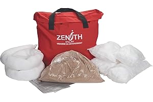 Zenith Safety Products - Service Vehicle Spill Kit, Oil Only, Bag, 10 US gal. Absorbancy Each