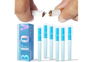 BIOVIKOTING Diffuser Stick 6 Pack, Non Electric Plant-Based Long-Lasting Flavored Air Refreshing Support, Lung Cleasing Refreshing Oral Comfort, Natural Quit Smoking Aid, Fresh Spearmint