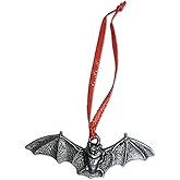 Bat Ornament Pewter Charm Travel Souvenir Batcave Nature Theme Miniature Ornament