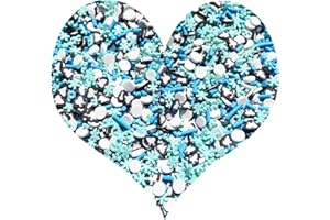 EHOPE 50G Fake Sprinkles Clay Sprinkles Nail Art Slices Polymer Slices Fake Candy Sugar Sprinkles for Nail Art DIY Crafts Cake Phone Case （50g-Snowflake Penguin）