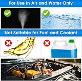 Kigift 6m Silicone Vacuum Hose 4mm ID Black with 4 Clamps for Auto Pipe Air view 6