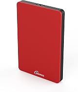 Sonnics 500GB USB 3.0 External Portable HDD Red for Windows Mac Xbox PS4 view 3