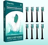 Derffin Replacement Brush Heads for Philips Sonicare HX6014 8 Pack Black view 7