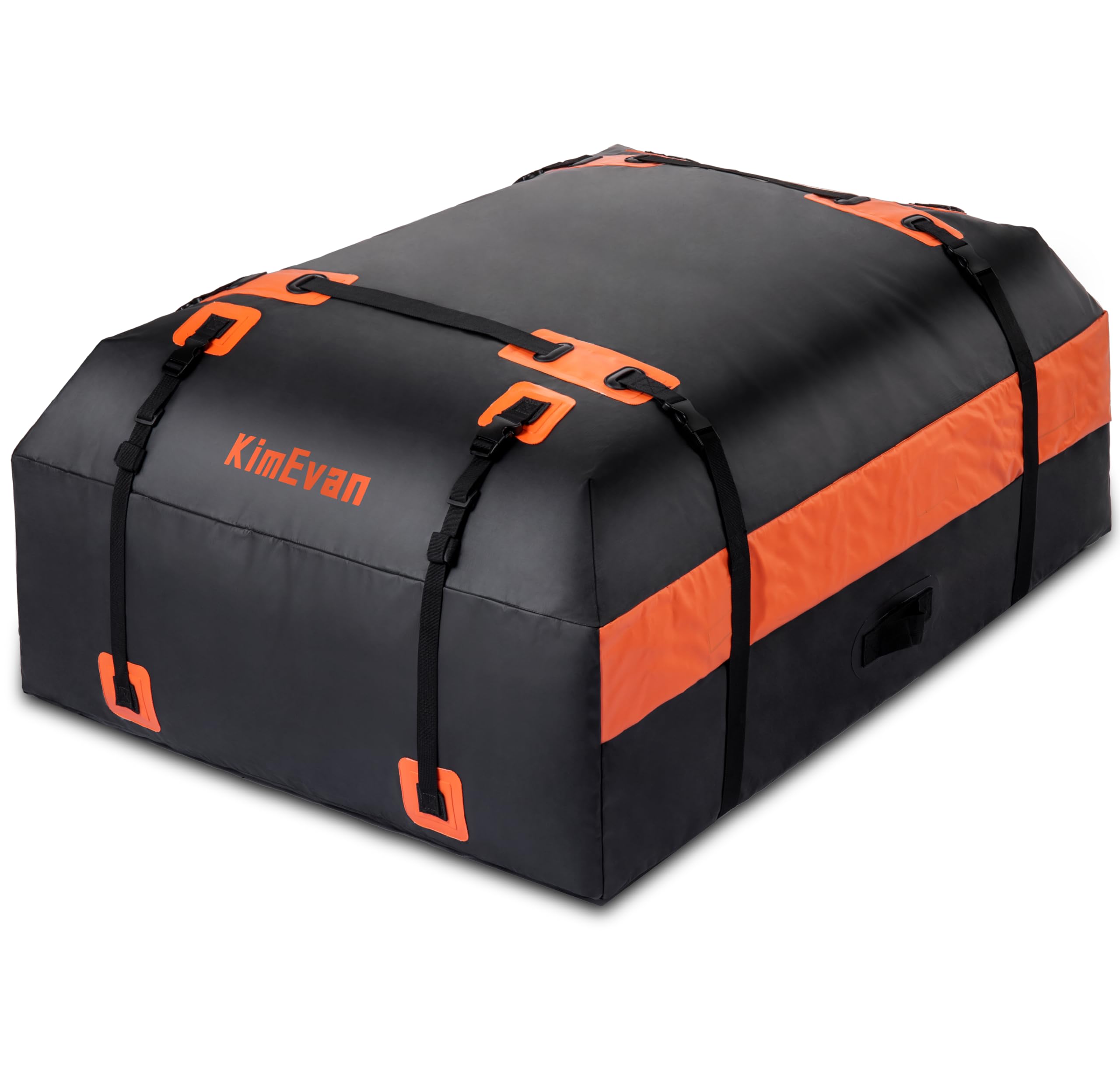 Photo 1 of Kimevan Soft Waterproof Rooftop Cargo Carrier, Upgrade Waterproof Design Luggage Roof Rack Cargo Bag 15/21 Cubic Feet for All Cars with/Without Rack, Includes Anti-Slip Mat