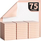 MKISS Bed Pads Disposable [75 Count] Adult Incontinence Underpads 30" x 36" Heavy Duty Absorbent Pee Pad, XL Chucks Leakproof, Extra Large Puppy Training Pad, Waterproof Baby Changing Pad