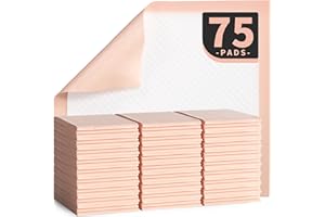 MKISS Bed Pads Disposable [75 Count] Adult Incontinence Underpads 30" x 36" Heavy Duty Absorbent Pee Pad, XL Chucks Leakproof, Extra Large Puppy Training Pad, Waterproof Baby Changing Pad