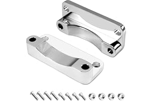 kekykm Front Fender Riser 20mm Relocates Spacer Kit Fit 1993-2013 Harley Touring FLHR FLHT FLHTCU FLHTK FLHX FLTR 21 Inch Tire Wheel Fender Risers Lift Brackets