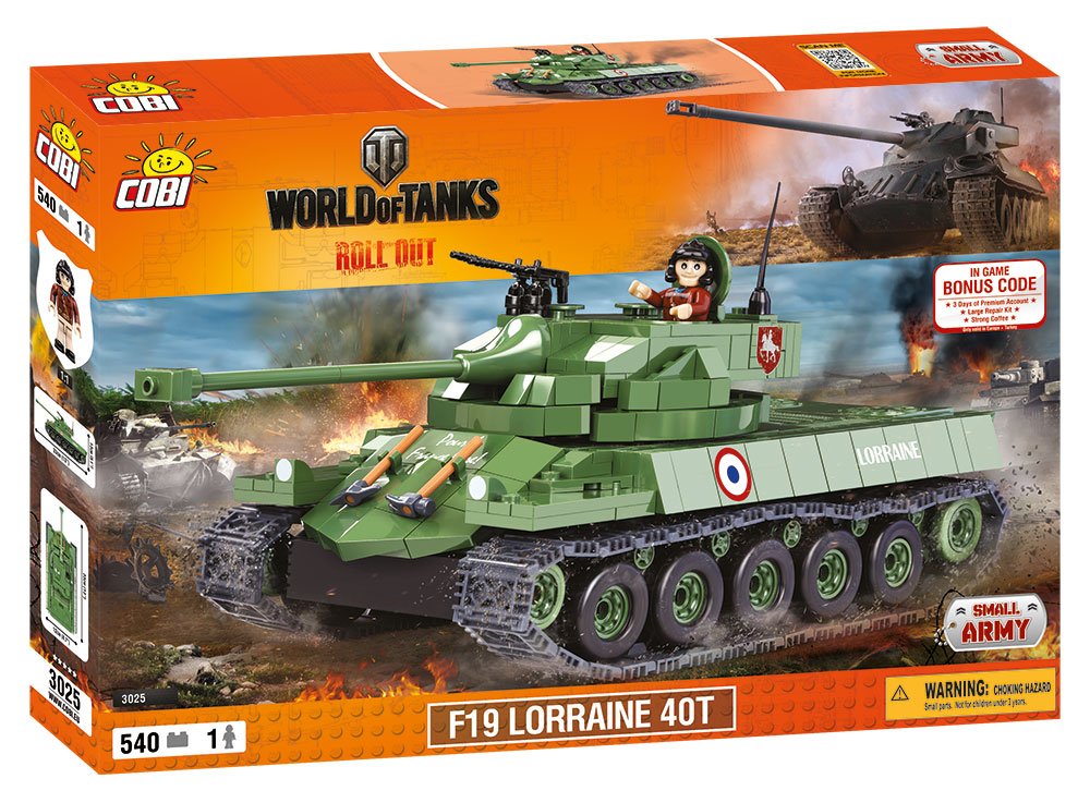 COBI 3025 F19 Lorraine 40T Construction Toy