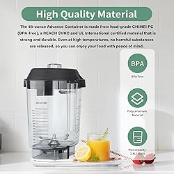 Blender Pitcher 48oz Compatible with vitamix Quiet