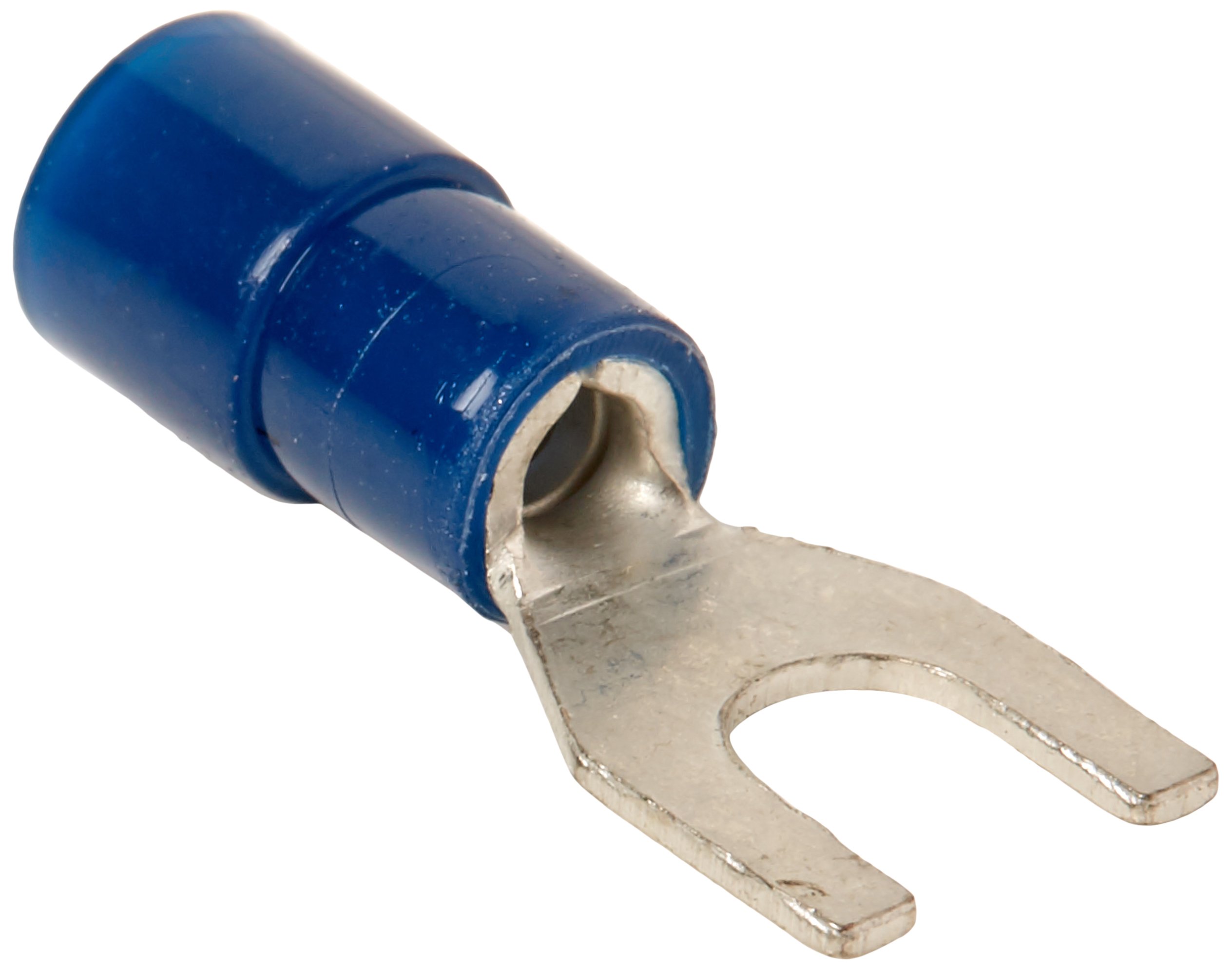 Nedelko 69202242 Fork Terminals Nylon 1.5÷2.5 sq. mm/4.3 mm, Blue (Pack of 100)