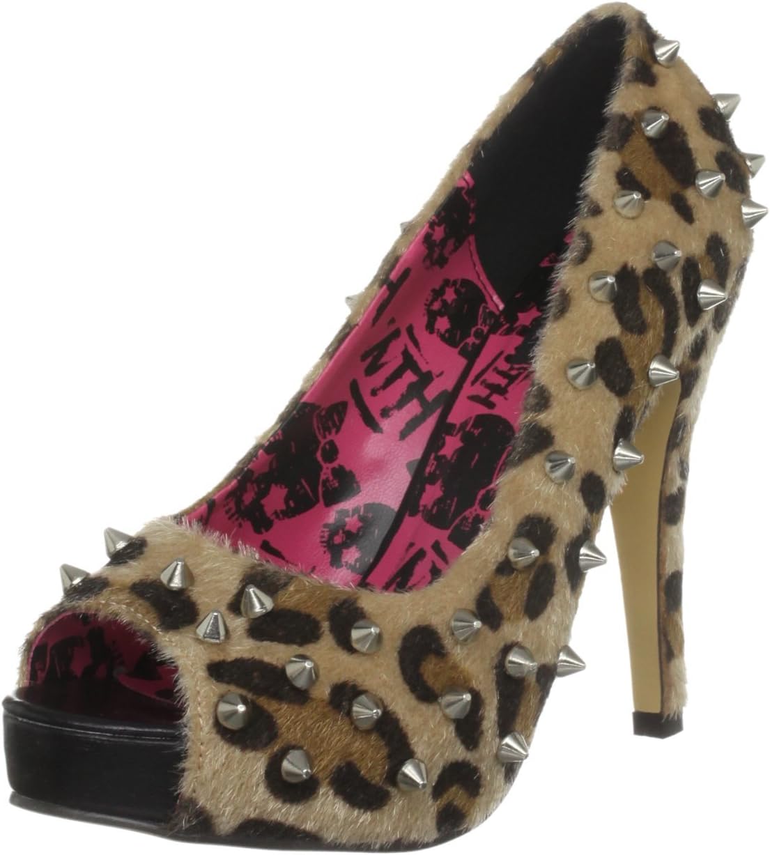 Abbey Dawn What The Heel Leopard New Womens Hi Heels Shoes