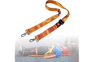 Spine Board Strap for Backboard, Emergency Stretcher System Immobilization Belt with Quick Release Buckle, 72" L (A, 10)