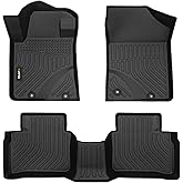 HAFIDI® Floor Mats Fit for 2014-2018 Nissan Altima All Weather Protection TPE Anti-Slip Automotive Floor Liners, Fits 1st & 2nd Row Full Set Custom Accessories, Black