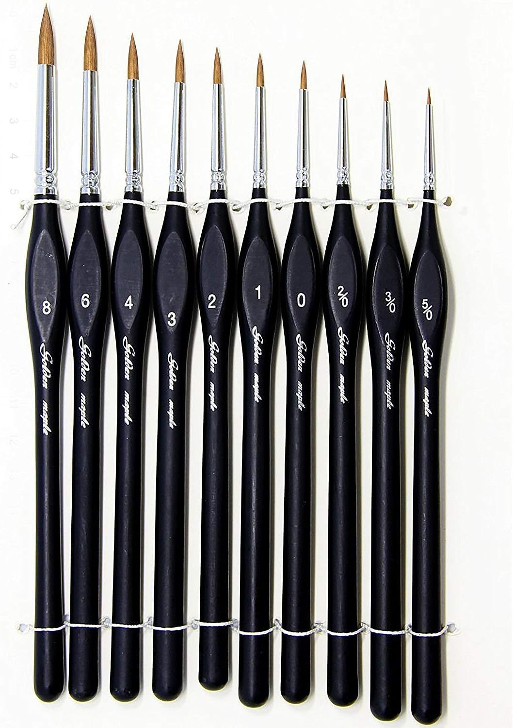 Detail Fine Point Paint Brush Set, 10pcs Professional Miniature Brushes