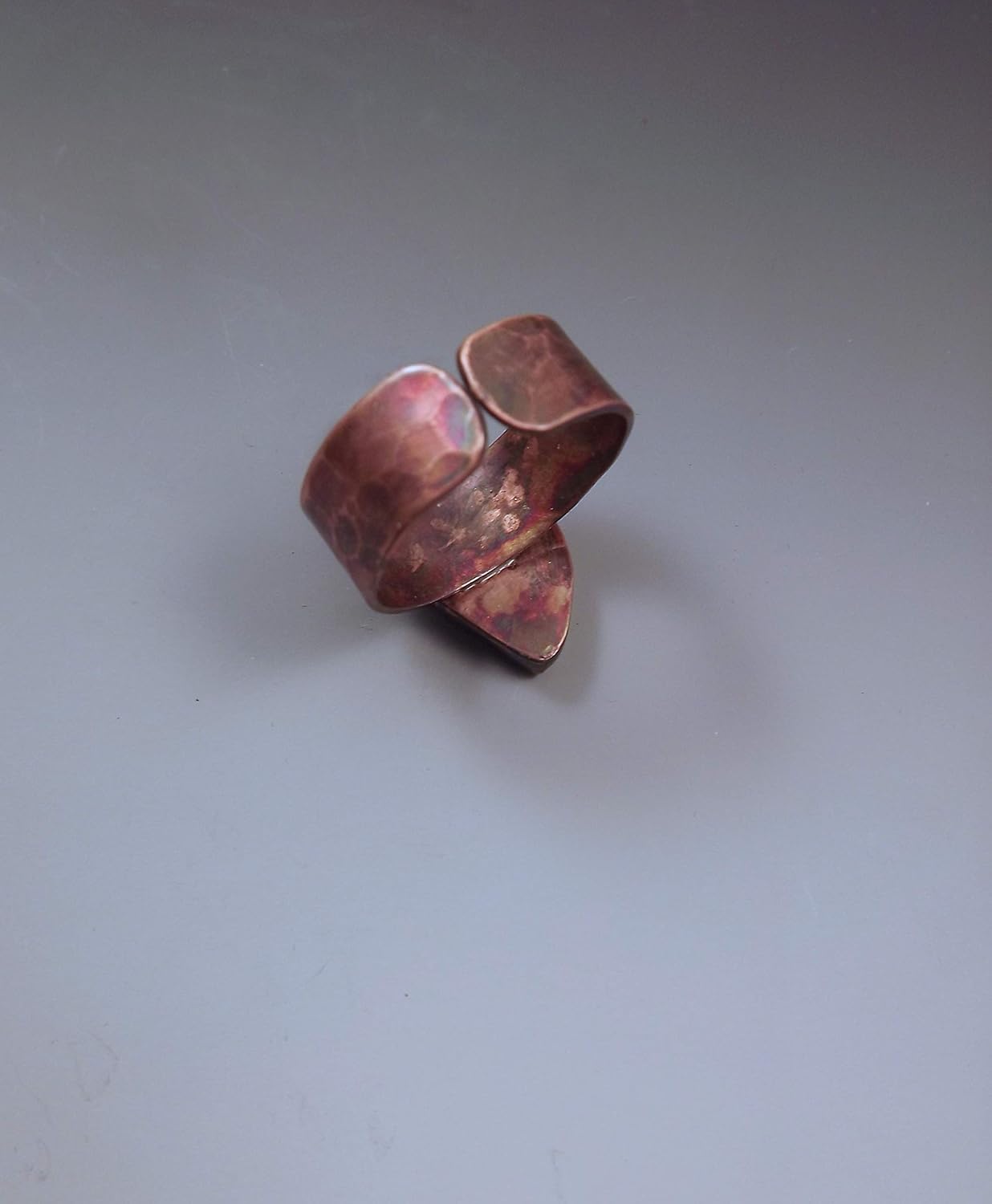 Amazon Com Fordite Ring Detroit Agate Michigan Made Fordite Copper Ring Handmade