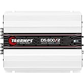 Taramps DS 800x2 2 Ohms 800 Watts Rms 2 Channels of 400 Watts 2 Ohms, Bridgedable with 800 Watts at 4 ohms, Car Audio Amplifier Digital, Full Range Crossover High/Low Pass Fixed, System Class D