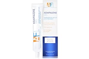 AcneFree Adapalene Gel 0.1%, Once-Daily Topical Retinoid Acne Treatment, Dermatologist Developed, Unclogs Pores and Clears Acne, Prevents and Improve Whiteheads and Blackheads, 1.6 Ounces