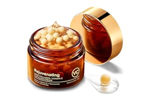 Deep Collagen Vitamin C Capsules Cream 50g,Contains Collagen Vitamin C Niacinamide Sodium Hyaluronate Long-lasting Moisture,R