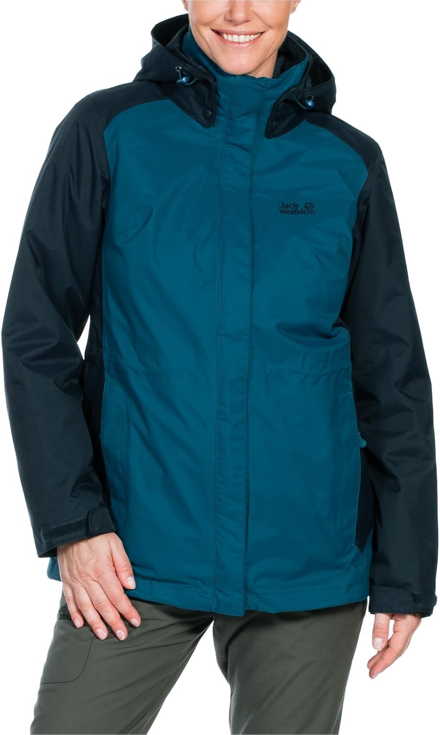 Jack Wolfskin Damen 3-in-1 Jacke Amply Jacket: Amazon.de: Bekleidung