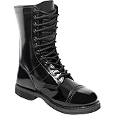 Rothco 10 Inch Leather Jump Boots | Men&rsquo;s Paratrooper Dress Uniform Service Field Duty Boot High Top Footwear