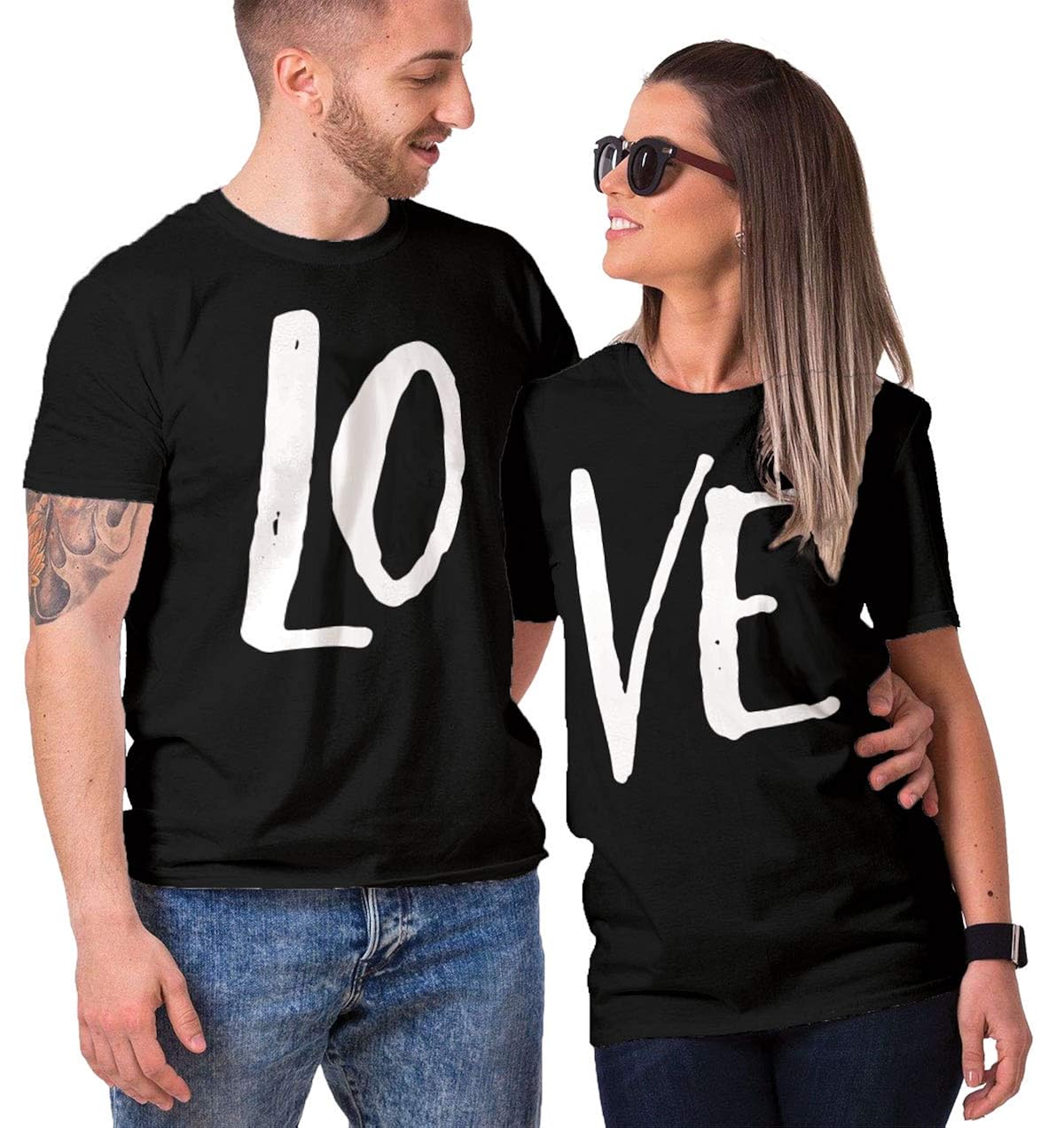UNLIMITED - VE HAASE Matching LO Love Couple - T-Shirt Valentine