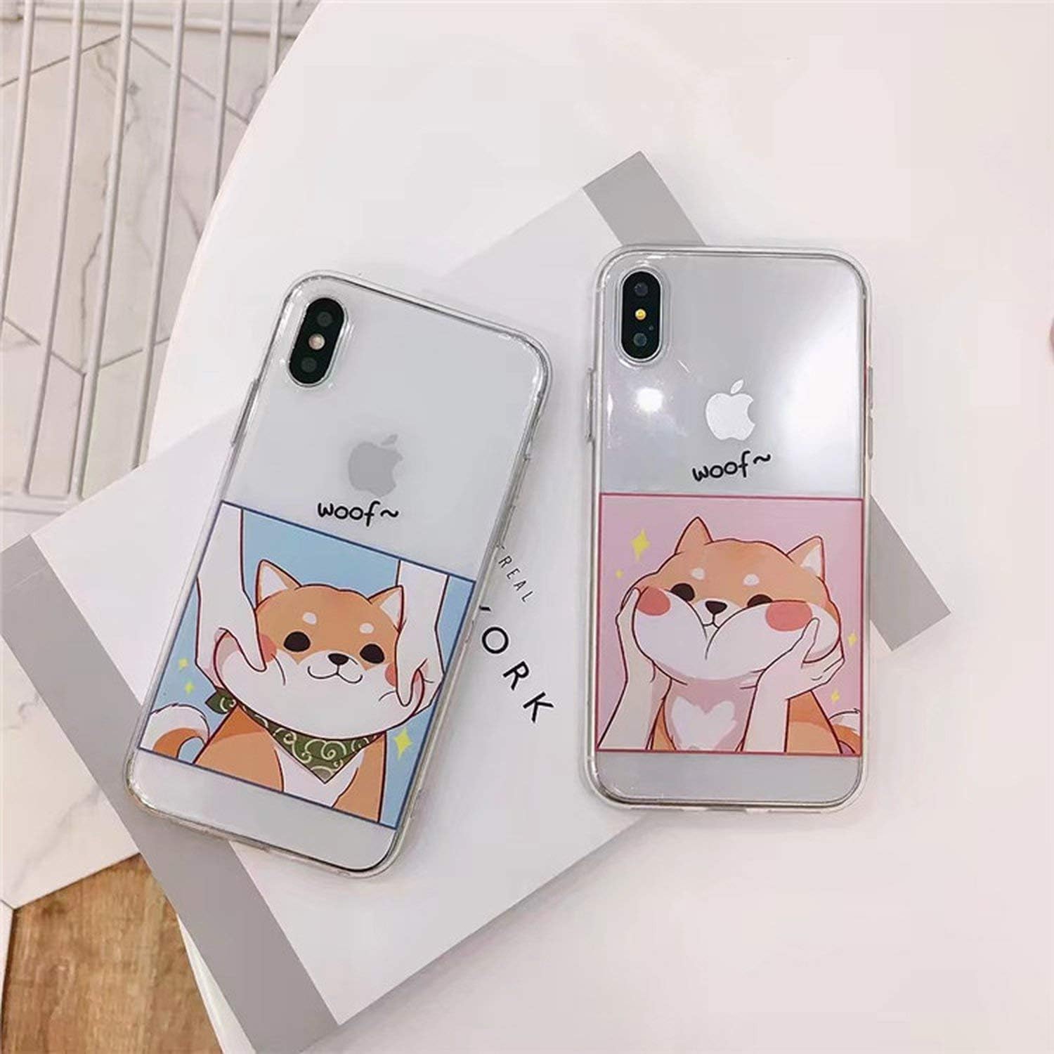 Kawaii Couple Japanese Shiba Inu Cute Anime Phone Case For Coque For Iphone 7 8 6s 6 Plus Xs Max Case Silicon For Iphone Cover X Xr For Iphone 7 01 Amazon Ca Cell Phones