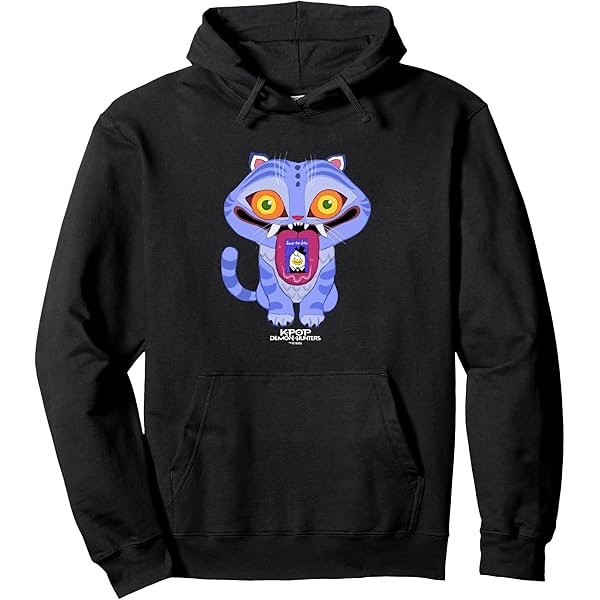 Amazon.com: KPop Demon Hunters Band Logo Officially Licensed Pullover Hoodie : Clothing, Shoes & Jewelry