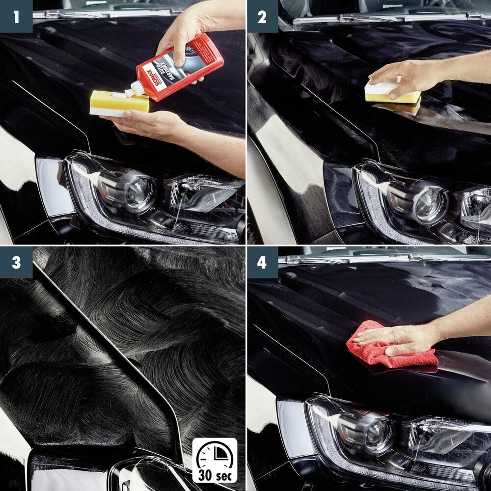 SONAX AutoHartWax (500 ml) flüssig, für Neue und neuwertige Bunt- und Metallic-Lacke | Art-Nr. 03012000 5