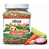 Backpack Bistro Dehydrated Mixed Vegetables 8.8 oz (250 g) | Includes Carrot, Spinach, Cabbage, Onion & Garlic | Emergency & 