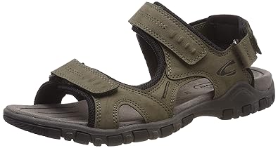 camel active Herren Schuh Ocean 11 Sportive Trekking-Sandale aus Hochwertigen Hightech-Materialien Grün 422.11.13