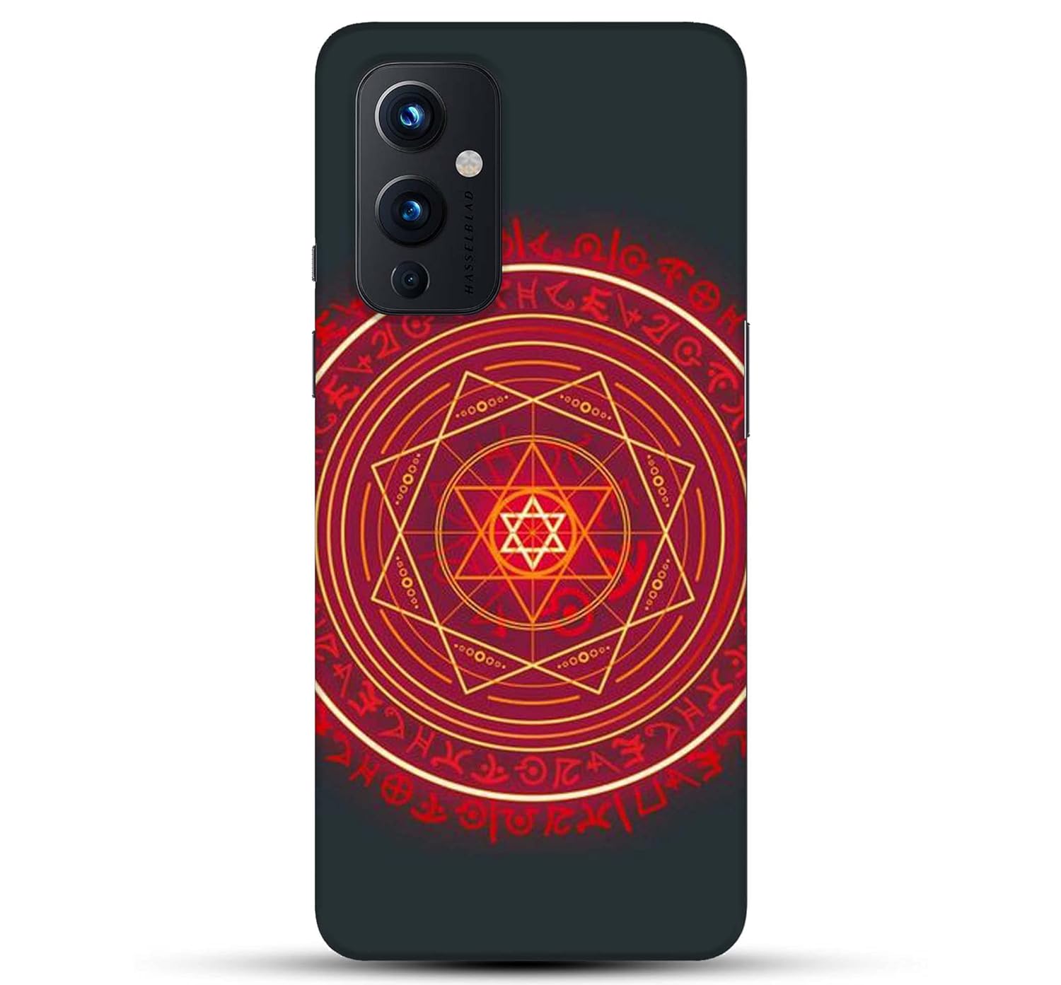 Pikkme Pink Abstract Mandala Designer Printed Hard Back Amazon in 