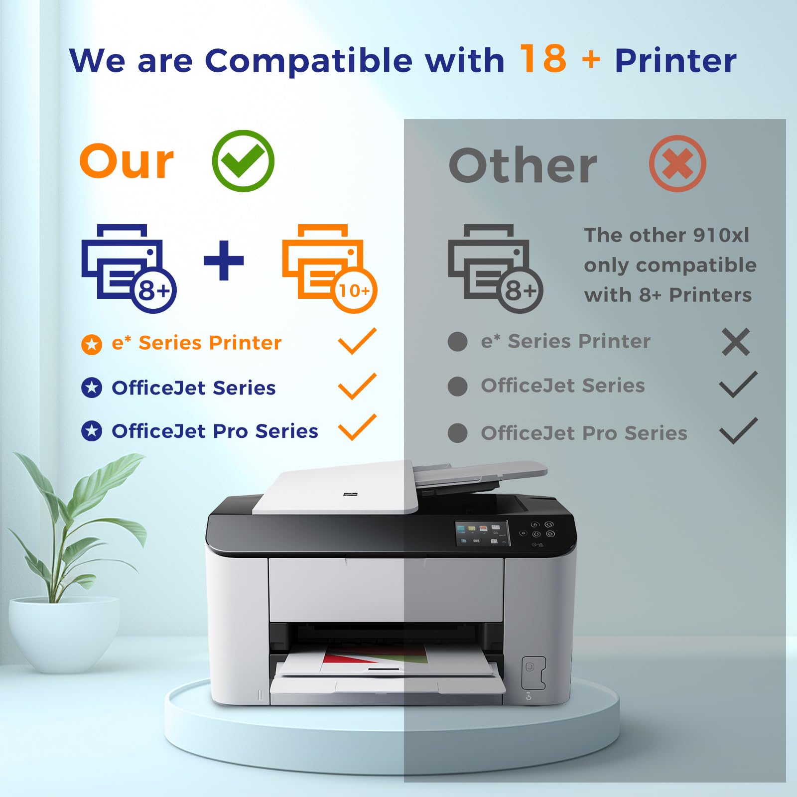 TOKYOINK 910XL Compatible Replacement for HP Ink 910XL Ink Cartridges Black Color Combo Pack for OfficeJet 8010 8010e 8015 8015e 8022 8022e OfficeJet Pro 8020 8020e 8025 8025e 8028 8028e 8035 8035e