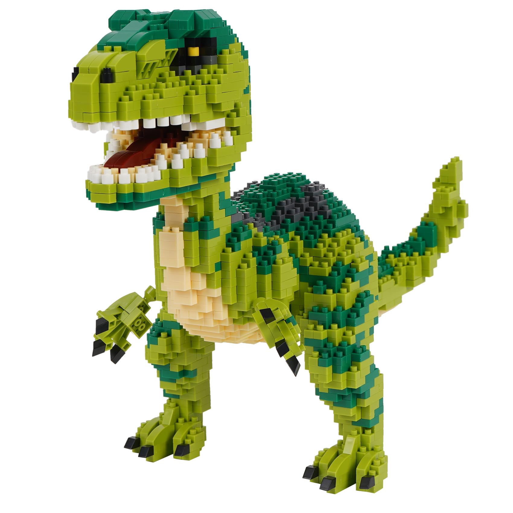 LULUFUN Dinosaur Building Blocks Kit, DIY Mini Building Blocks Toys, Dinosaur Toy, Gift for Adults and Children (Velociraptor)
