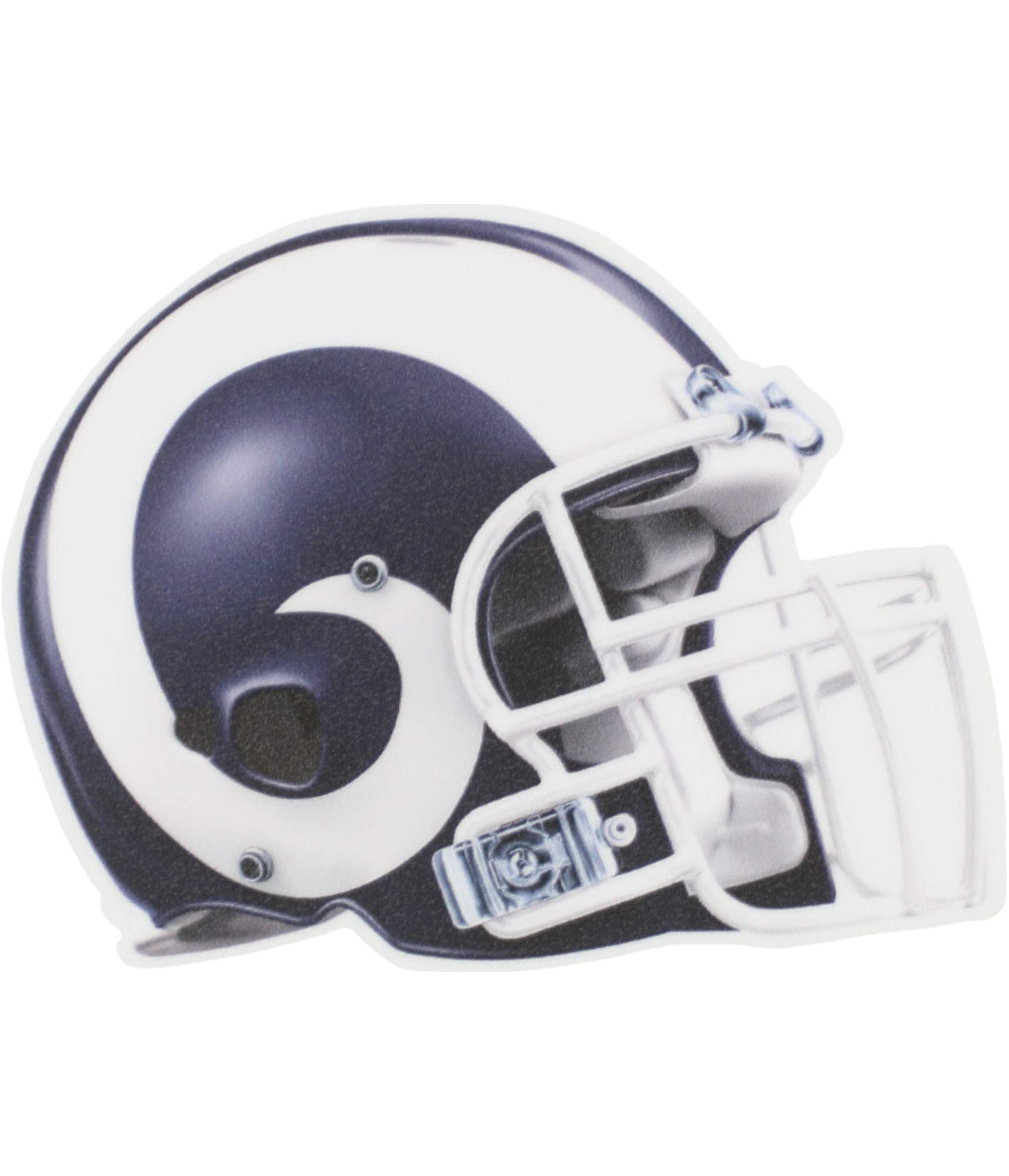 Wincraft NFL St. Louis Rams 95772010 Perfect Cut Color Sticker, 4" x 4", Black