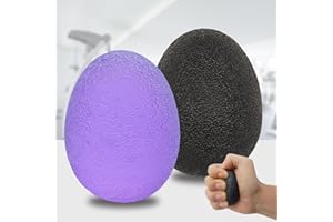Strength Training Grip Strengtheners 2pc Black Purple Stress Balls for Adults Hand Exercise Balls for Finger Wrist Training