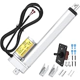 RVMARINEPAT 8 Inch 12v Linear Actuator, 330lb Thrust, High Speed 10mm/s Heavy Duty Linear Motion Actuator 12V with Manual Controller for Industrial Use