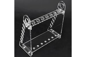 Pipettor Stand, Pipette Rack Pipette Support Pipette Holder Organic Glass Trapezoid for