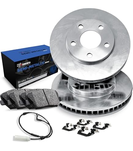 R1 Concepts Bremsen Kit Hinten Für Mercedes GL450/GL550 - Mit Keramik-Bremsbelägen & Gebohrten Rotoren