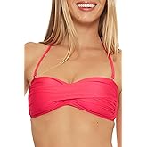Trina Turk Womens Monaco Bandeau Bikini Top, Adjustable, Tie Back, Swimwear Separates for Women