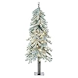 Vickerman 4' Flocked Alpine Artificial Christmas