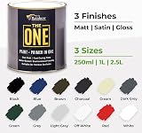 THE ONE All-In-One Paint & Primer White Satin 250 ml Multi-Surface view 6