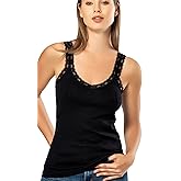 VAVONNE Camisole for Women, All Cotton, Airy Soft Comfy Tank Tops Cami Undershirt
