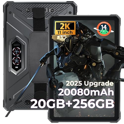 HOTWAV R9 Pro 2025 Rugged Tablet 2K 11-Inch Android 14 Tablets ...