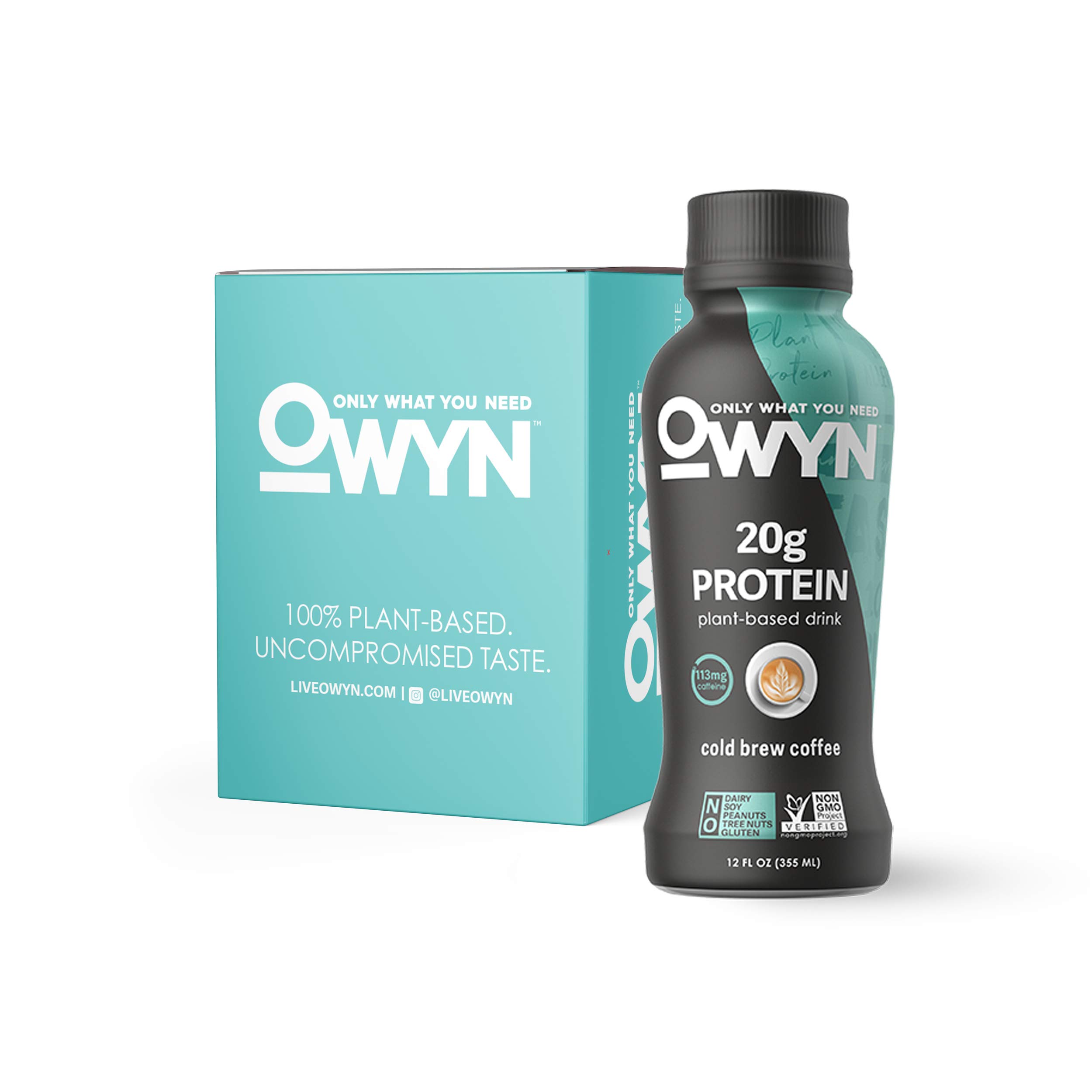 OWYN, Vegan Protein Shake, Strawberry Banana, 12 Fl Oz