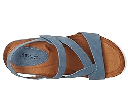 Eurosoft Women's Gianetta Flat Sandal, Azanti