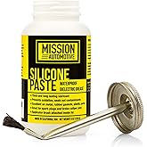 Mission Automotive Silicone Dielectric Grease Paste - 8 Oz Dielectric Grease for Electrical Connectors and Spark Plug Protection - Waterproof Clear Silicone Paste Automotive Greases and Lubricants