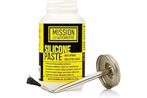 Mission Automotive Silicone Dielectric Grease Paste - 8 Oz Dielectric Grease for Electrical Connectors and Spark Plug Protect